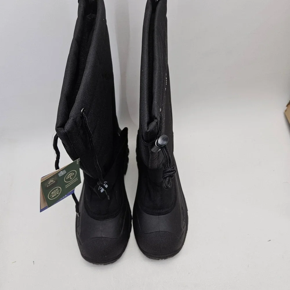 Kamik Greenbay 4 Mens Winter Boot Black Waterproof Snow Boots Size 9 Made in USA